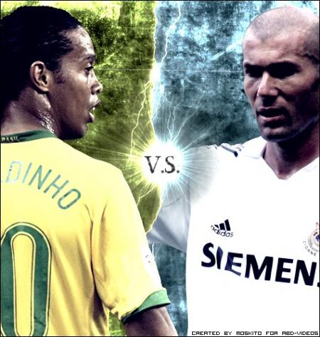 ronaldinho vs zidane